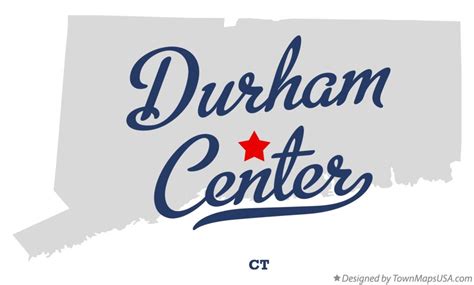 Map of Durham Center, CT, Connecticut