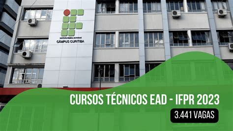 IFPR oferece mais de 3 mil vagas em cursos técnicos EAD 2023