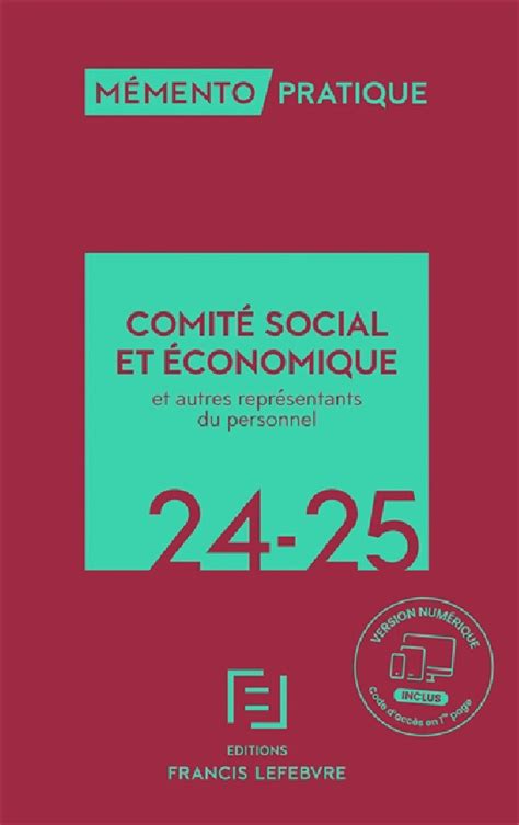 M Mento Comit Social Et Conomique Et Autres Repr Sentants Du