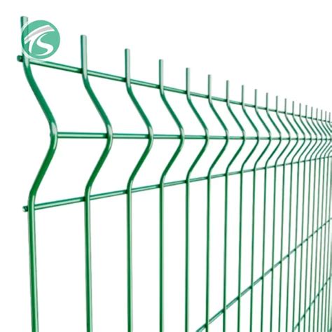 Outdoor 3d Curved Welded Mesh Fence Panel Powder Coated Welded 3d Fence