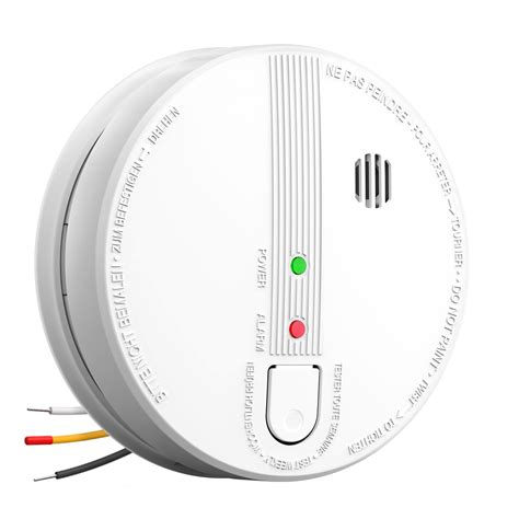 Detector, Hardwired Interconnected Smoke Detectors, Smoke Alarm with