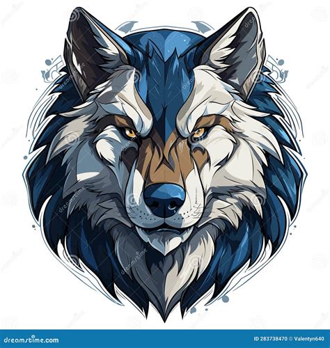 Light Brown Wolf With Blue Eyes