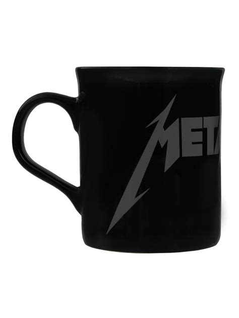 Metallica Black Grey Logo Mug