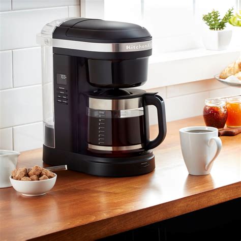 Programmable Coffee Maker 17l 1100w Onyx Black Kitchenaid Kitchenshop