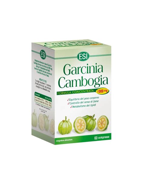 Esi Garcinia Camboya Cambogia Comprimidos Mg De Extracto Seco