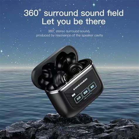 V8 Tour Pro 2 True Wireless Earphones Noise Cancelling Sport Earbuds Large Screen Microphone