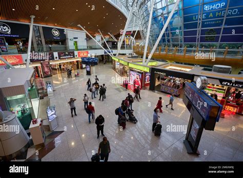 KUALA LUMPUR, MALAYSIA - CIRCA JANUARY, 2020: interior shot of Kuala Lumpur International ...