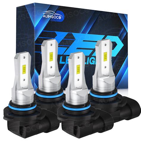 Auimsoco Combo Led Headlight High Low Beam Bulbs K Cool