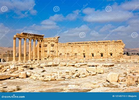 Syria Palmyra Tadmor Stock Image Image Of Architectural 12145713