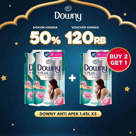 Jual Downy Collection Anti Apek Pewangi Dan Softener 1 35L Isi 3