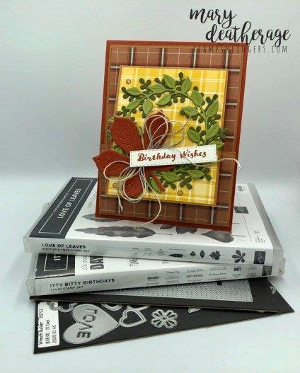 Stampin Up Love Of Leaves Plaid Itty Bitty Birthday With Video