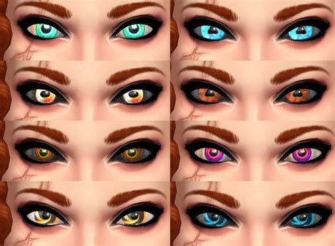 Sims Maxis Match Eye Colors Inteltito