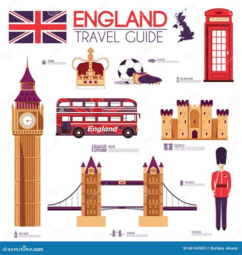 Guía De Las Vacaciones Del Viaje De Inglaterra Del País De Mercancías
