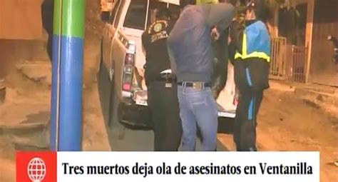 Perú tres asesinatos se registraron en una sola noche en el Callao