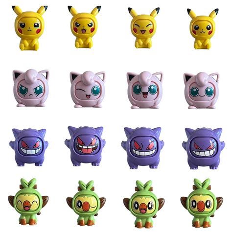 Tanio Pokemon Pikachu Bulbasaur Pokeball Zestaw Eevee Gengar Mewtwo