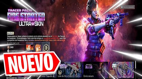 Paquete De Trazadoras Enciendefuegos Ultra Fire Starter Ultra Skin Cold War And Warzone Youtube