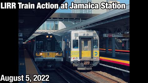 Mta Lirr Train Action At Jamaica Station August Youtube