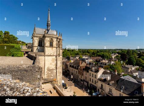 Vista De La Ciudad De Amboise Y Saint Hubert Capilla G Tica Tumba De