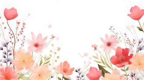 Modelo De Banner Floral Colorido Para Redes Sociais E Design De Flores