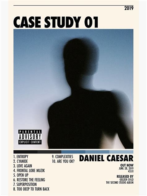 "Daniel Caesar Case Study 01 Poster - Album Cover Poster - Poster Print ...