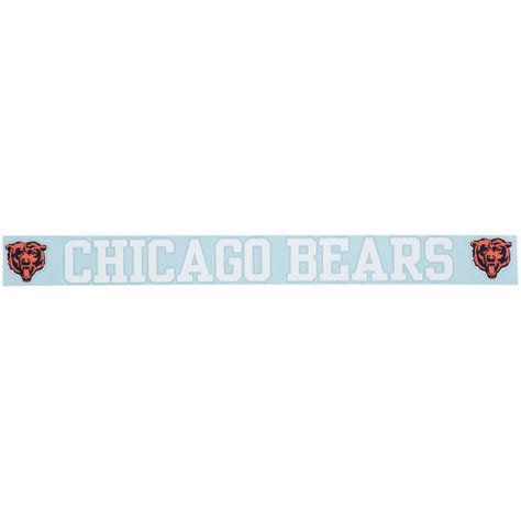 Chicago Bears 2 X 19 Letters Die Cut Decal