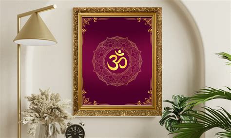 Gayatri Mantra, Om Wall Art Mantra, Mahamrityunjaya Mantra Set of 3 Lively and Colorful Mantra ...