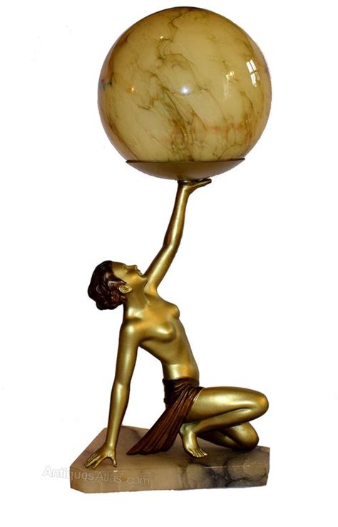 Antiques Atlas S Art Deco Nude Lady Lamp As A