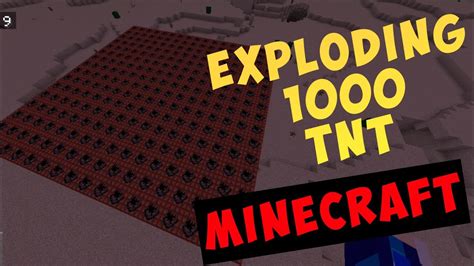 Tnt Explode In Minecraft Pe Tnt Exploding Destruction Youtube