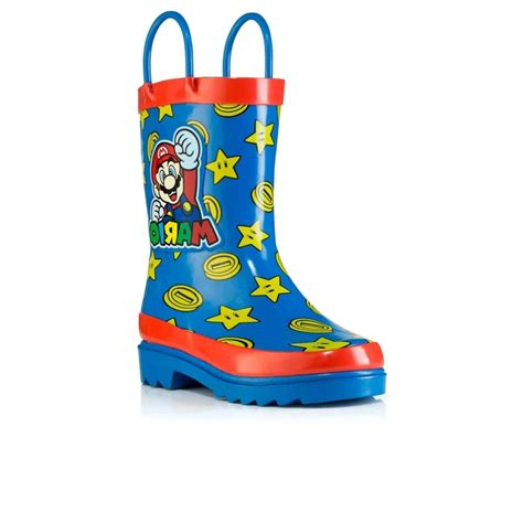 SUPER MARIO - Kids - Nintendo Super Mario Blue Rubber Rain Boots ...