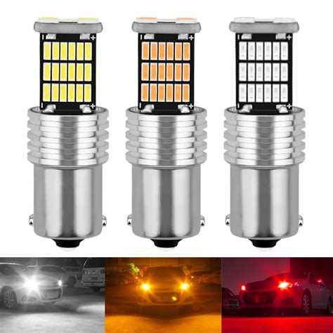 1 Pcs P215w 1156 Ba15s 1157 Bay15d 1157 Led Bulb Canbus 12v 4014 Smd 7000k White Car Tail