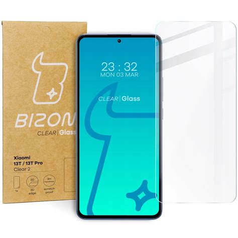 Szkło hartowane Bizon Glass Clear 2 do Xiaomi 13T 13T Pro Bizon