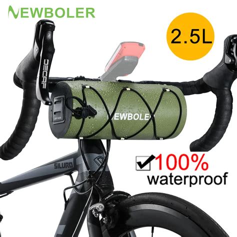 NEWBOLER Bolsa Port Til Para Manillar De Bicicleta Mochila Multiusos De