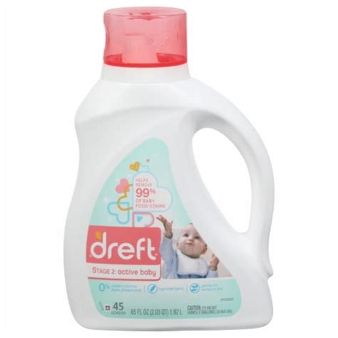 Dreft Stage 2 Active Baby Liquid Laundry Detergent 65 Fl Oz Kroger