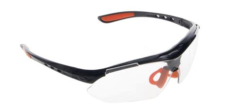 Спортивные очки Sport Lens, чёрные + прозрачные линзы