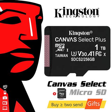 Kingston Canvas Select Plus MicroSD Card Class10 Carte Sd Memoria 128GB