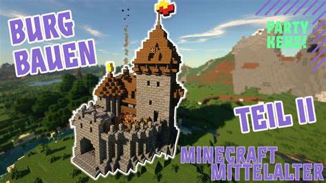 Eine Mittelalterliche Burg Bauen Minecraft Mittelalterlich Bauen