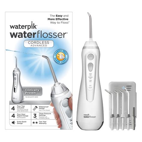 Waterpik WP 560UK Cordless Advanced Water Flosser White Edition UK 2