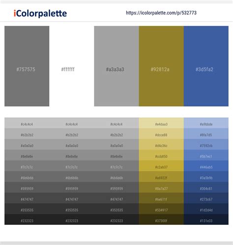 100+ Latest Color Schemes with Gray And White Color tone combinations ...