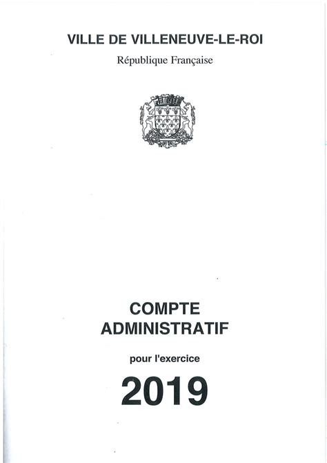 Calaméo Compte Administratif 2019