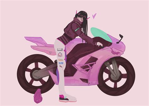 Dva Fan Art By Me Mareebeam Roverwatchfanart