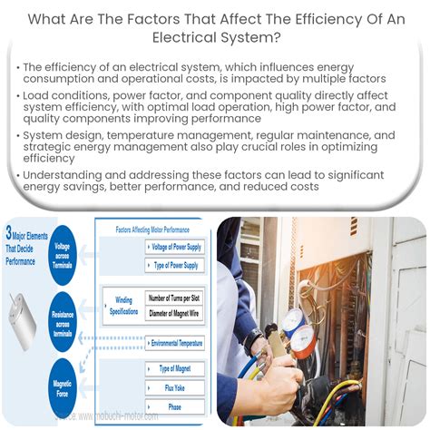 What Are The Factors That Affect The Efficiency Of An Electrical System