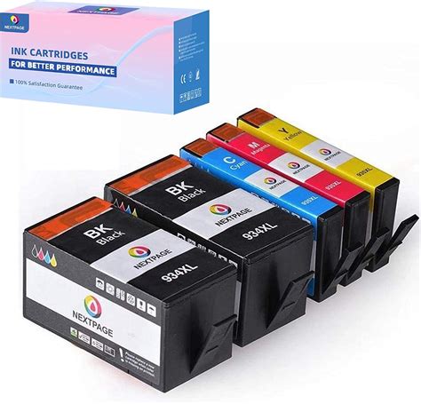 934 And 935 Ink Cartridges Combo Pack Compatible For Hp