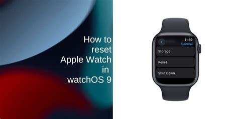 How to reset Apple Watch in watchOS 9 | iThinkDifferent