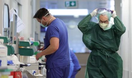 French German Doctors Pose Photo After Editorial Stock Photo Stock