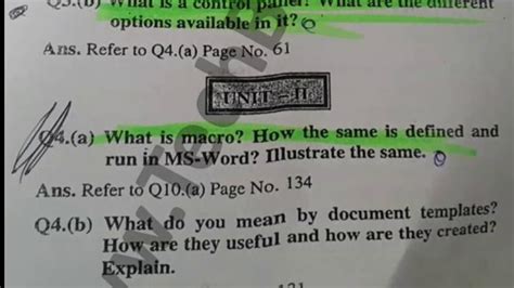 2012 Mdu BCA 1st Sem PC Software Question Paper MduQuestionPaper YouTube