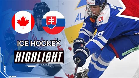 Canada Vs Slovakia Full GAME HIGHLIGHT ICE HOCKEY Hlinka Gretzky