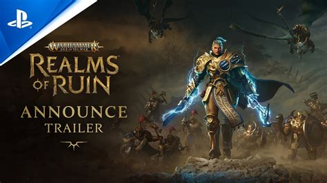 Warhammer Age Of Sigmar Realms Of Ruin Announce Trailer Ps Games