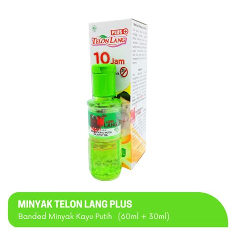 Minyak Telon Cap Lang Telon Lang Plus Anti Nyamuk 60 ML Free Minyak