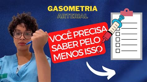 COMO INTERPRETAR A GASOMETRIA ARTERIAL SIMPLES Fisioterapia