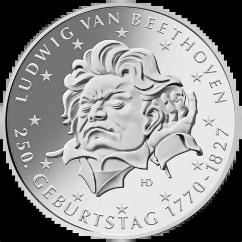 SILBERMÜNZE DEUTSCHLAND 20 Euro Ludwig van Beethoven 2020 18 gr ST